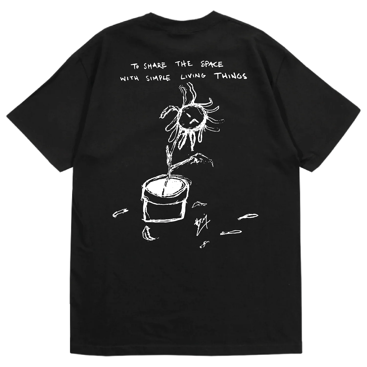 Simple Living Things Back Print Tee - Image 4